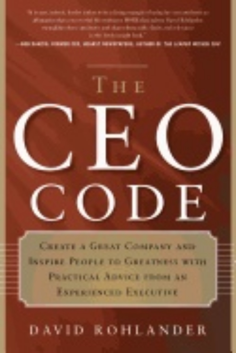 Picture of Ceo code - create a great company and inspire people to greatness with prac