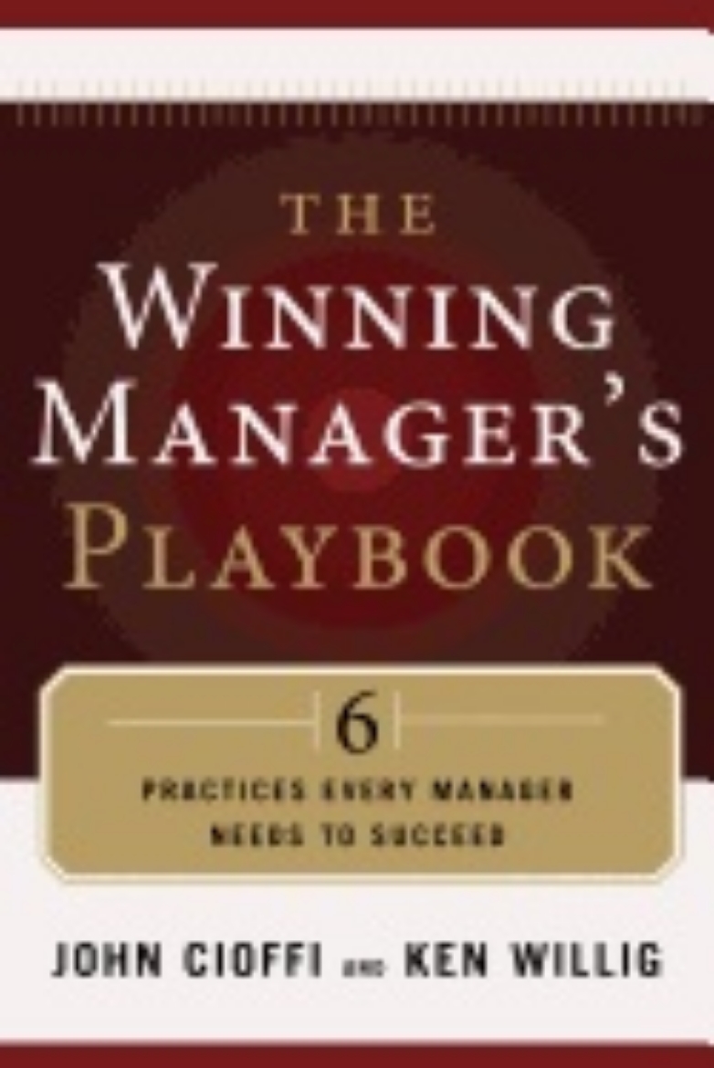 Picture of Winning Manager's Playbook : 6 Practices Every Manager Needs to Succeed