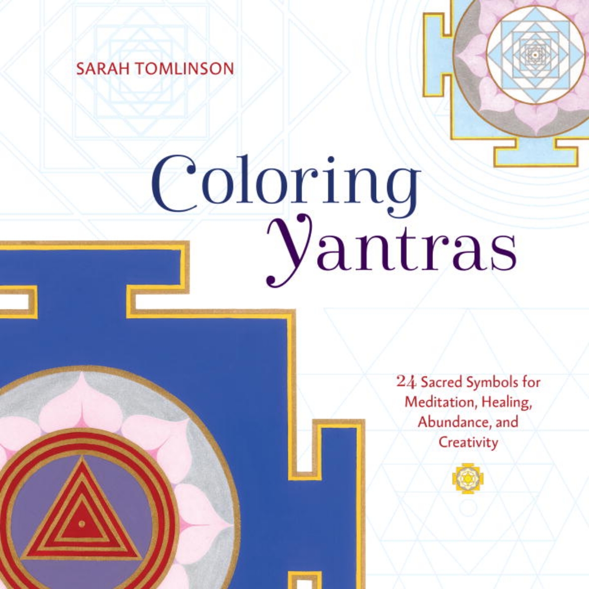 Picture of Coloring yantras - 24 sacred symbols for meditation, healing, abundance, an