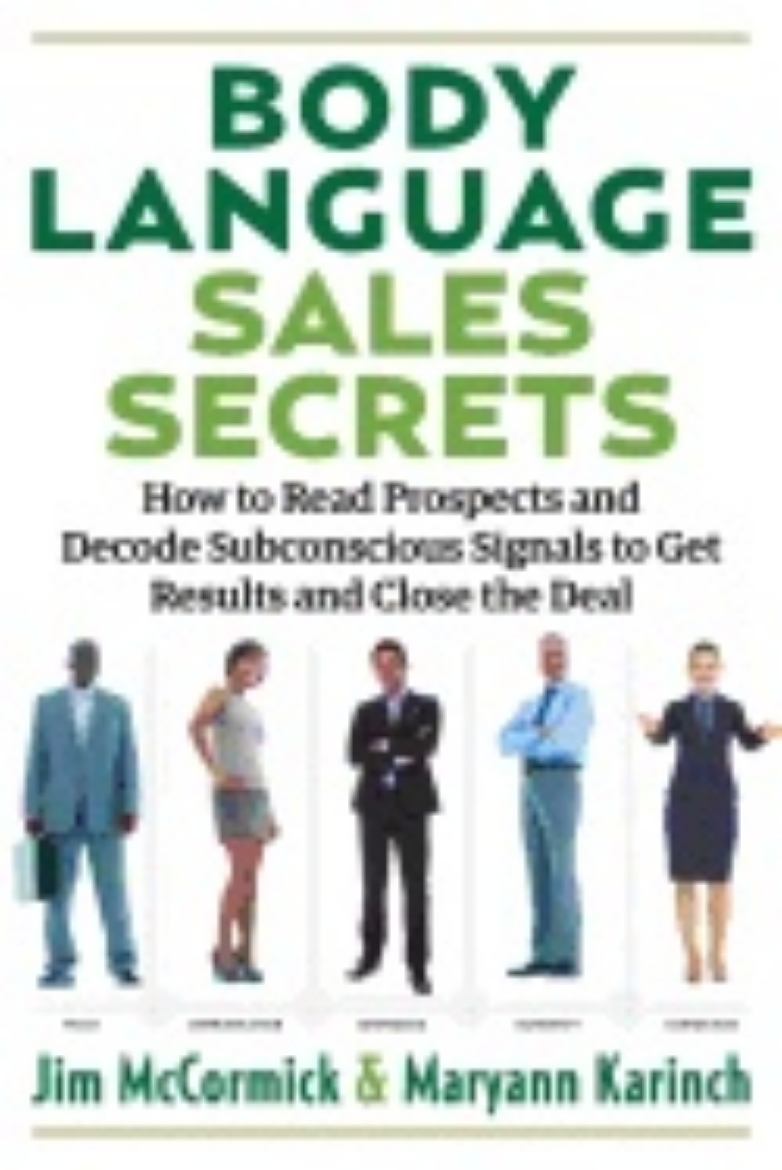 Picture of Body language sales secrets - how to read prospects and decode subconscious