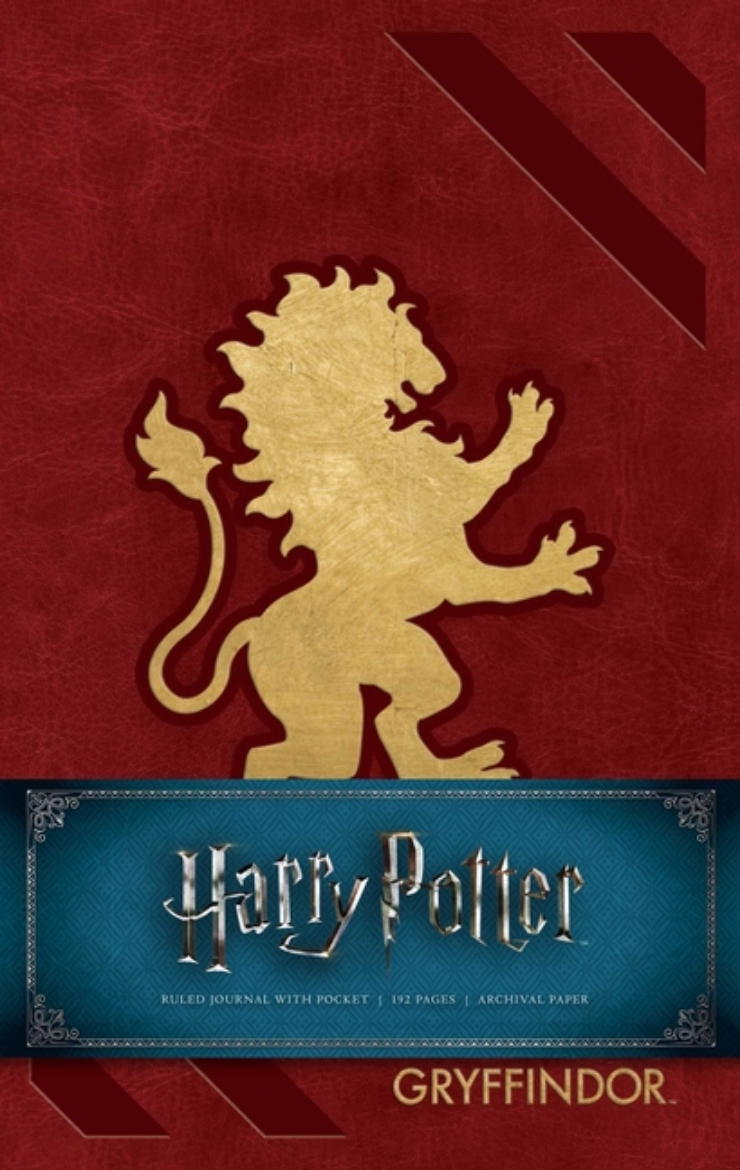 Picture of Harry potter gryffindor hardcover ruled journal - redesign