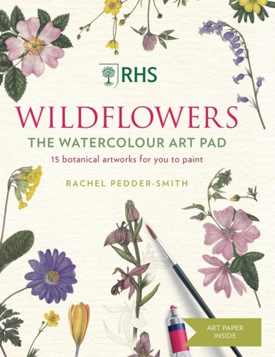 Picture of Rhs Wildflowers Watercolour Art Pad