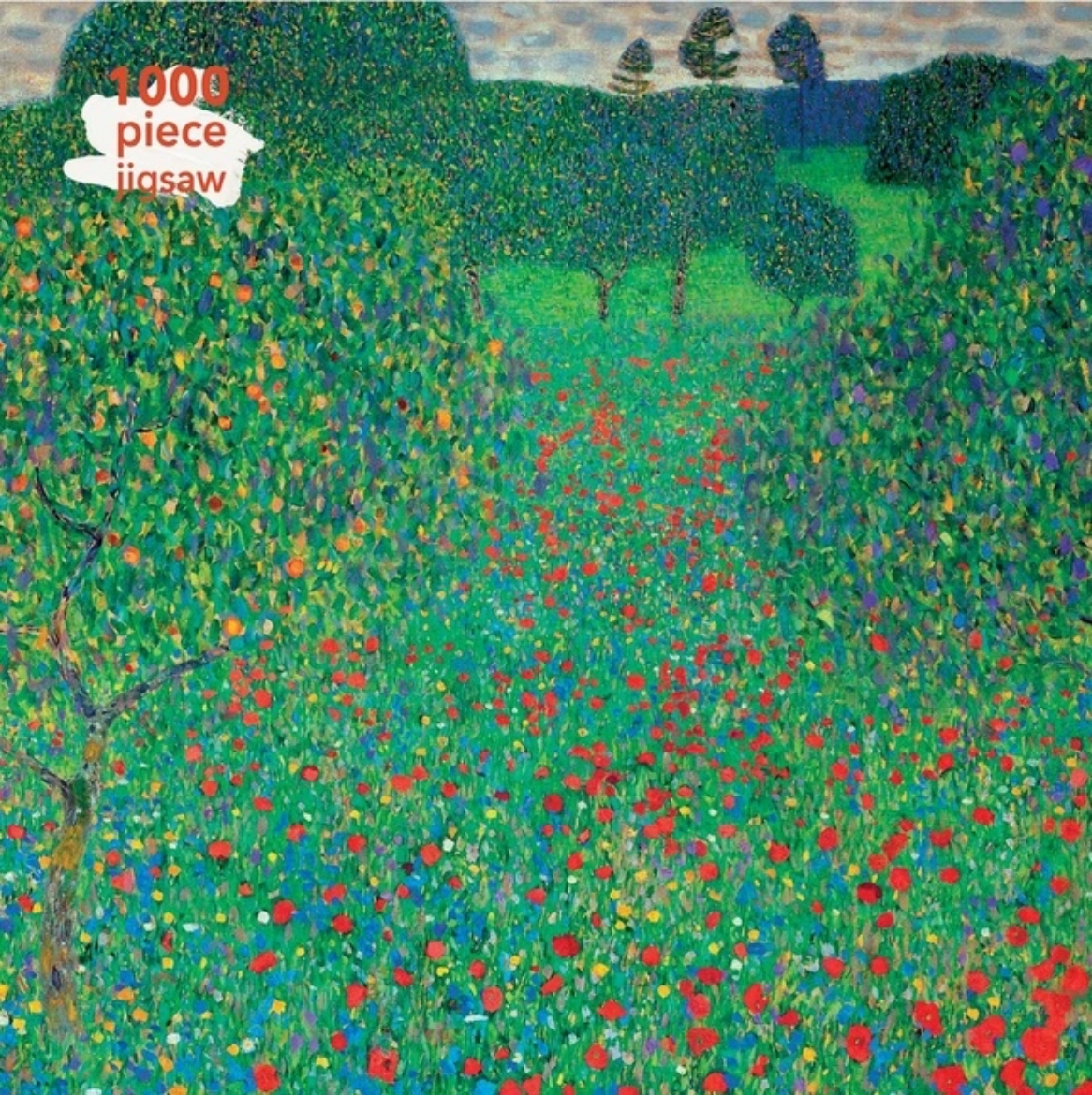 Picture of Gustav Klimt: Poppy Field 1000 Piece Jigsaw Puzzle (Shrinkwr