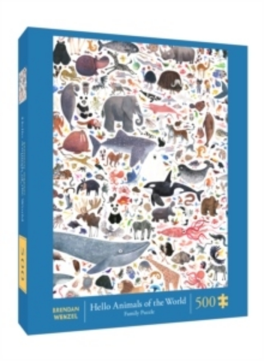 Picture of Hello Animals of the World 500-Piece Family Puzzle