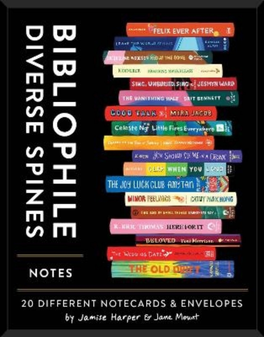 Picture of Bibliophile Diverse Spines Notes