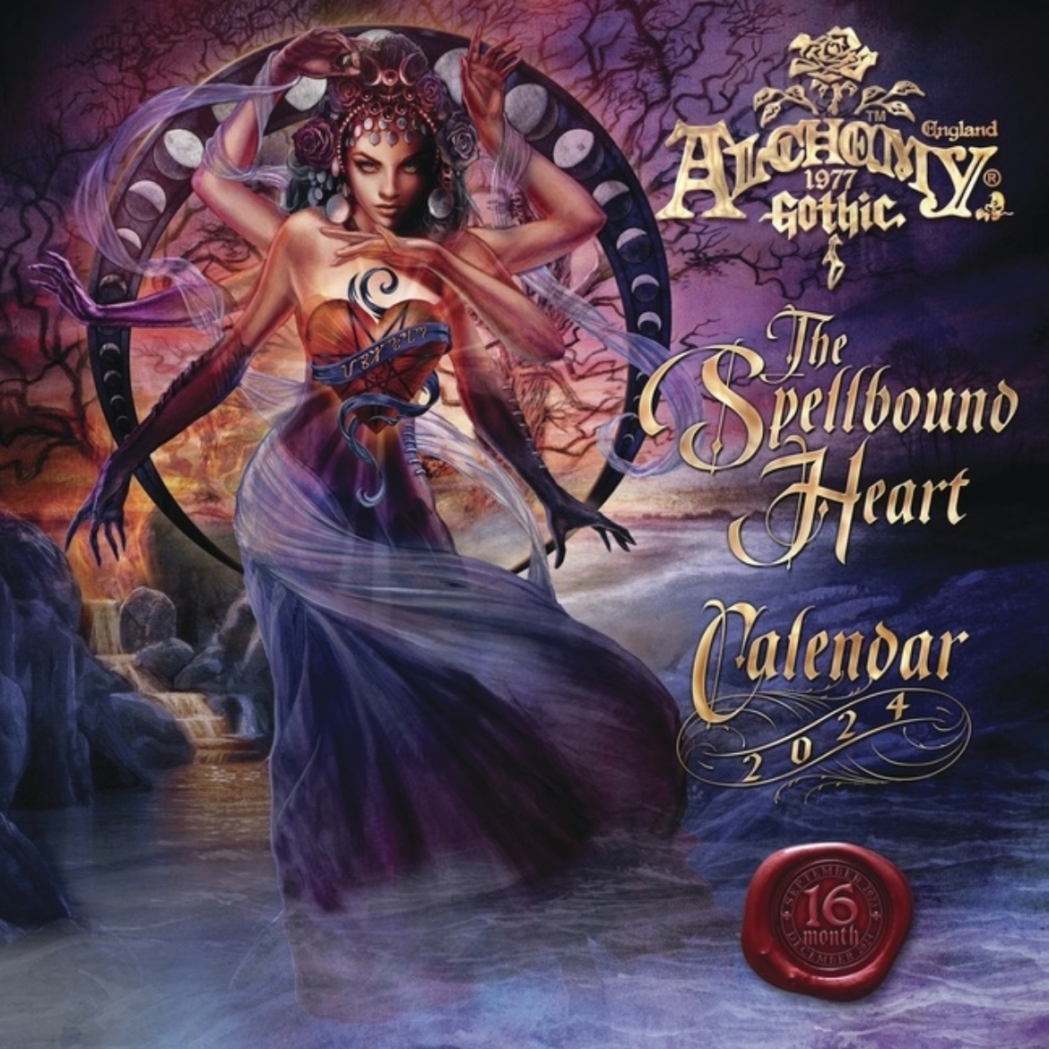 Picture of Alchemy 1977 Gothic: The Spellbound Heart 2024 Calendar