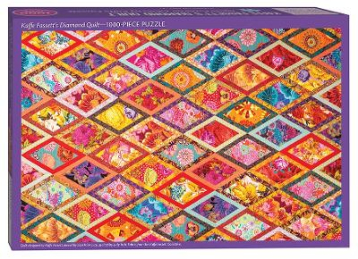 Picture of Kaffe Fassett's Diamond Quilt Jigsaw Puzzle : 1000 Pieces