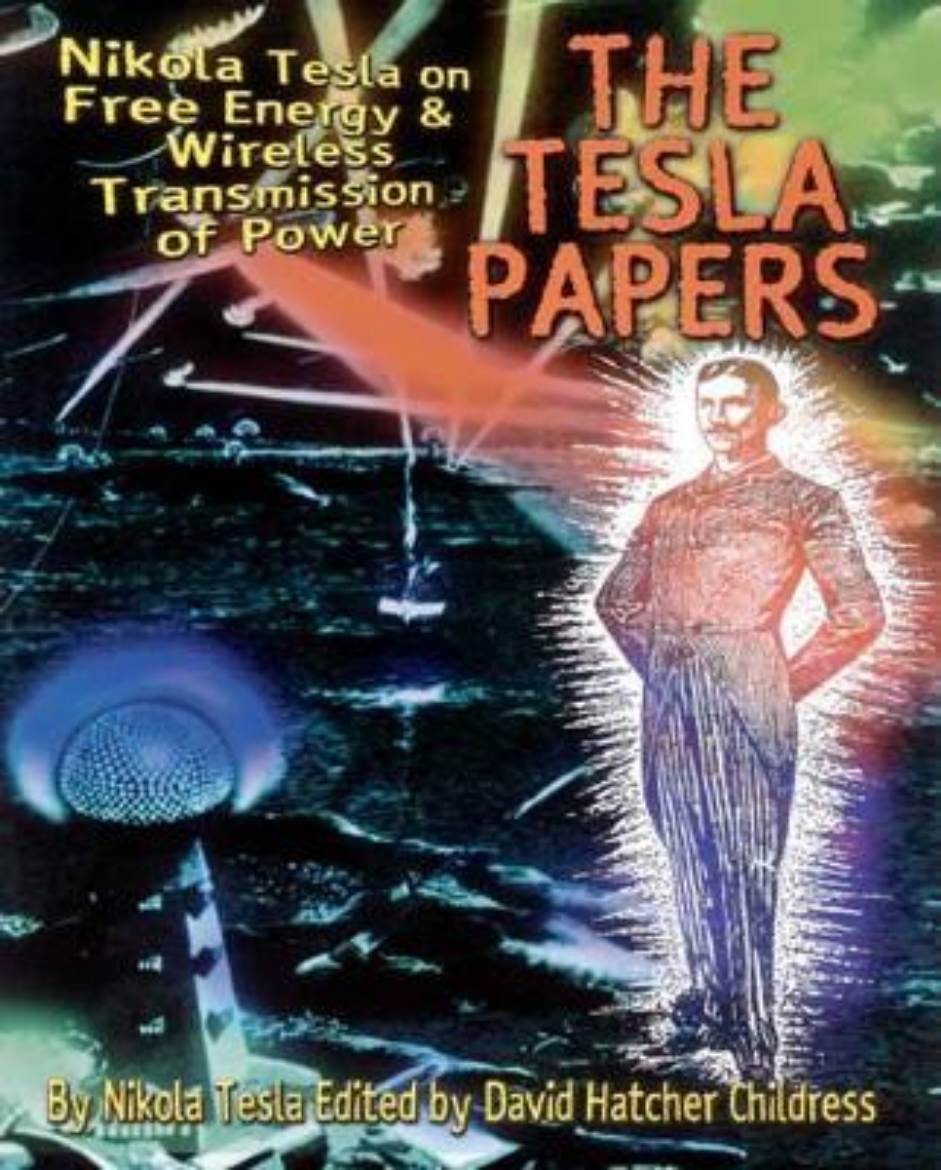 Picture of Tesla papers - nikola tesla on free energy and wireless transmission of pow