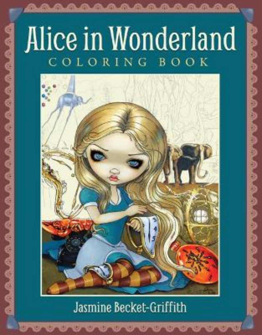 Picture of Alice In Wonderland Coloring Book