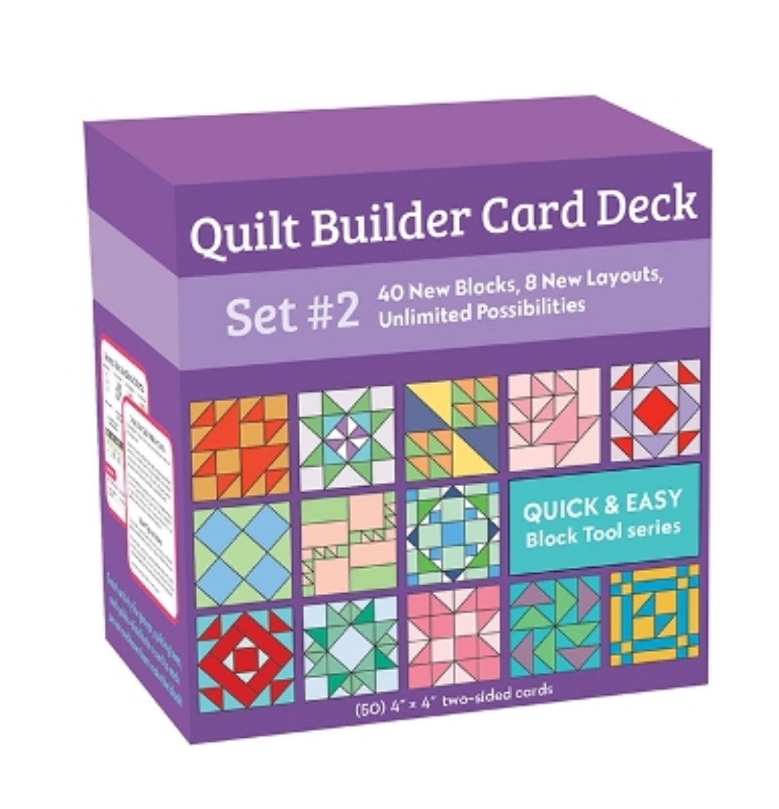 Picture of Quilt Builder Card Deck Set #2: 40 New Blocks, 8 New Layouts, Unlimited Possibilities