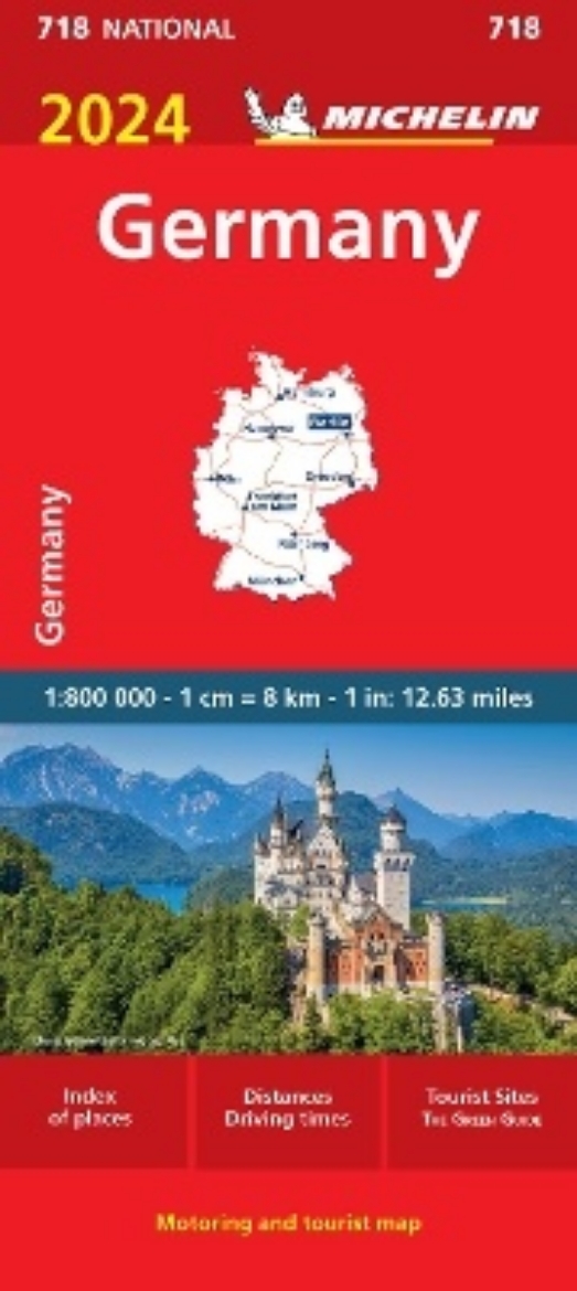 Picture of Germany 2024 - Michelin National Map 718: Map