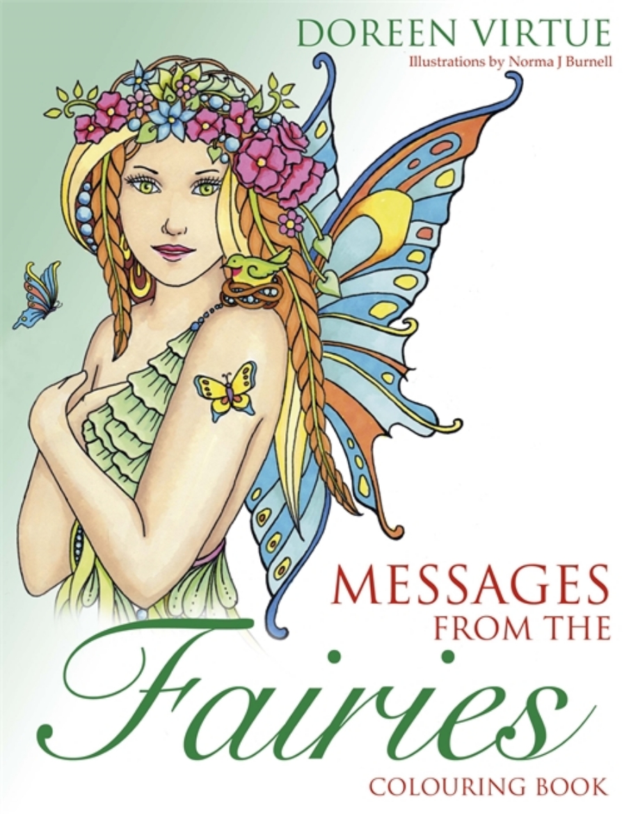 Picture of Messages from the fairies colouring book