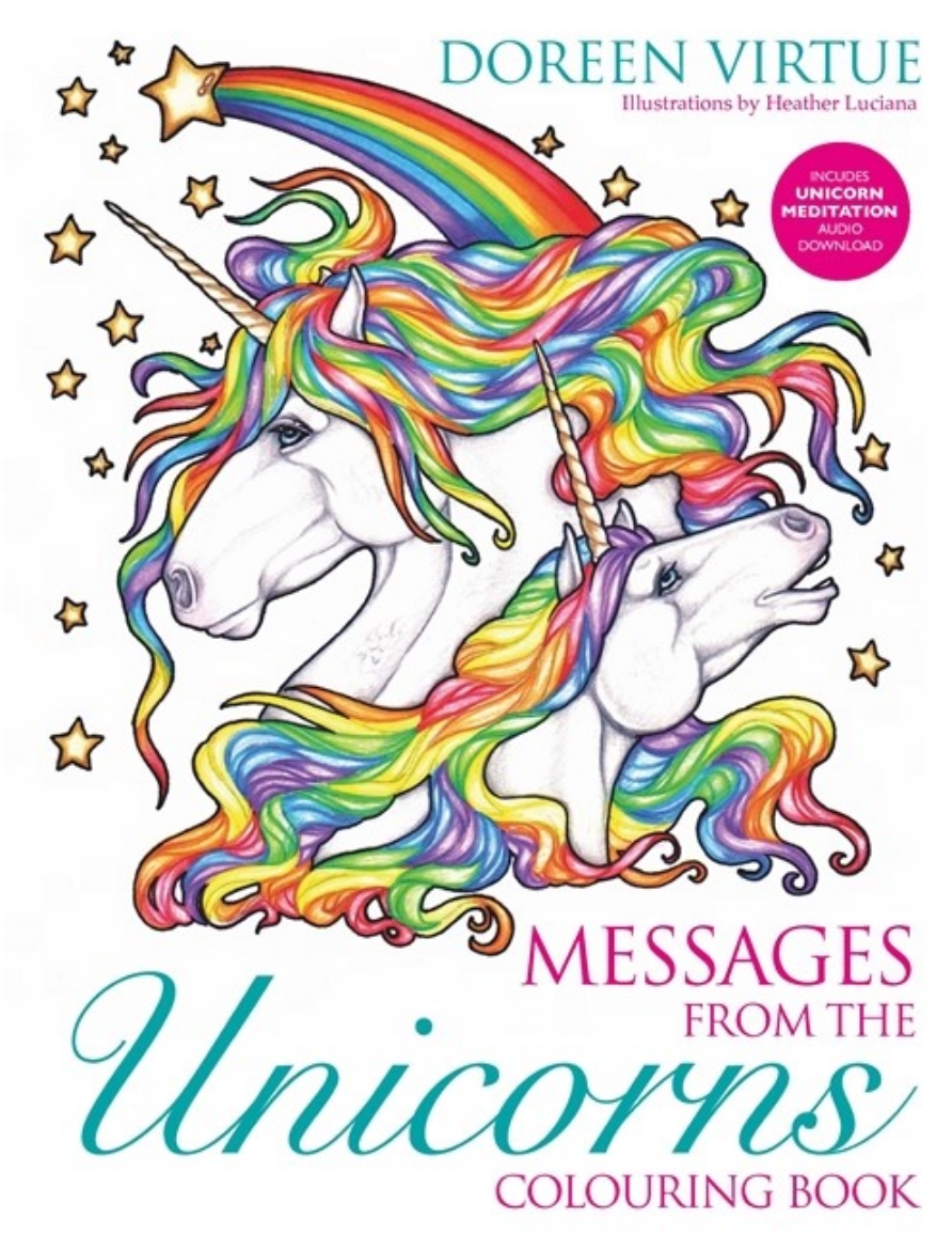 Picture of Messages from the Unicorns Colouring Book