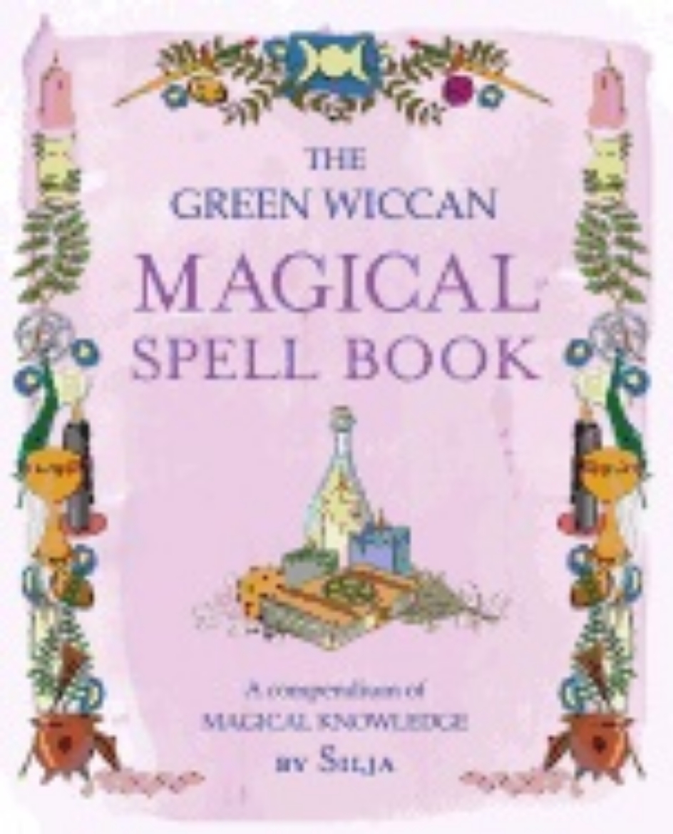 Picture of Green wiccan magical spell book - a compendium of magical knowledge