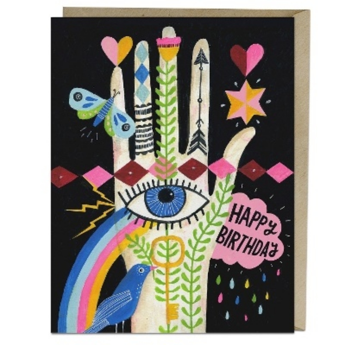 Picture of Lisa Congdon for Emily McDowell & Friends Women Rainbow Hand Card (Pack of 6)