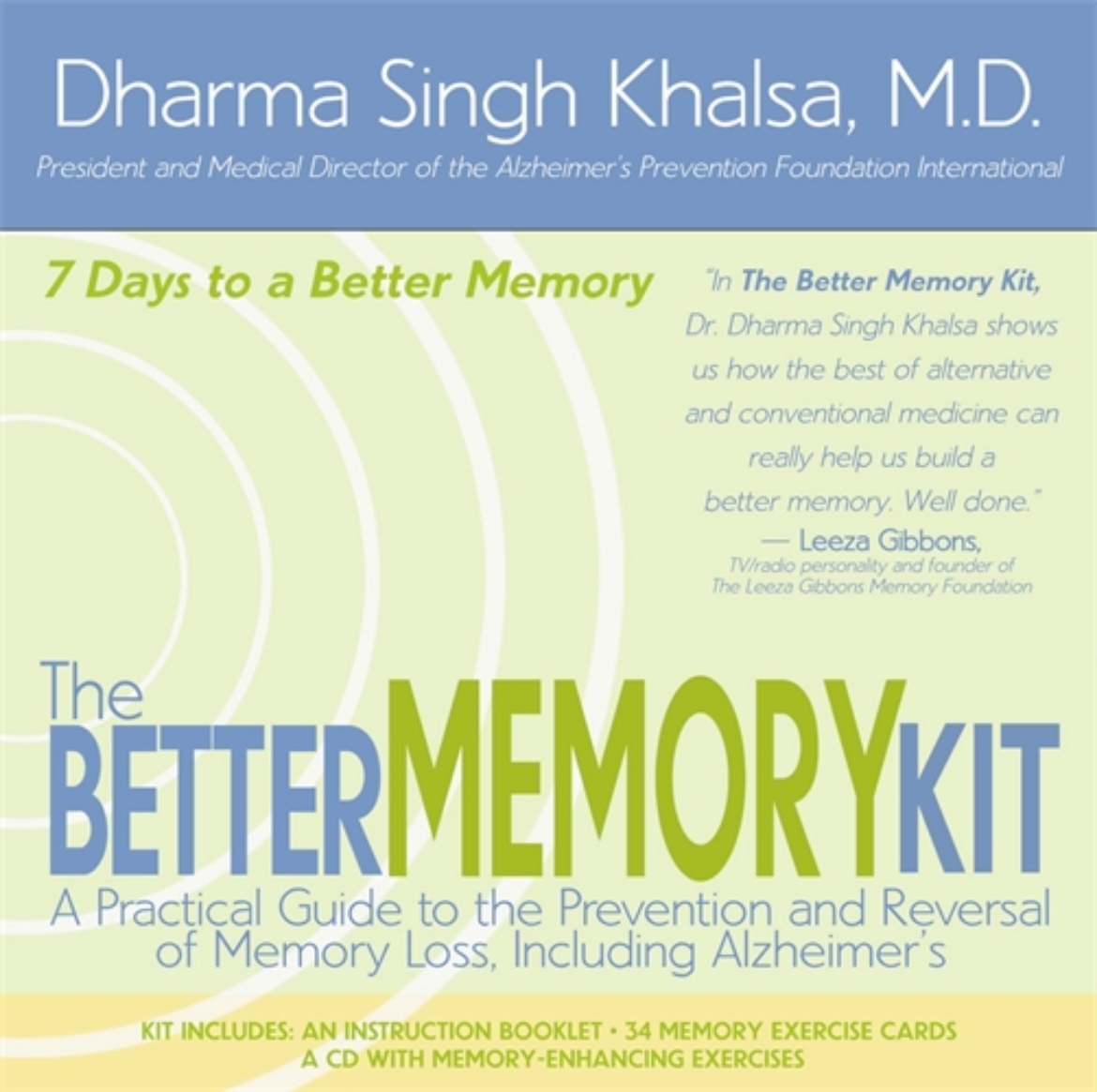 Picture of Better memory kit - a practical guide to the prevention and reversal of mem
