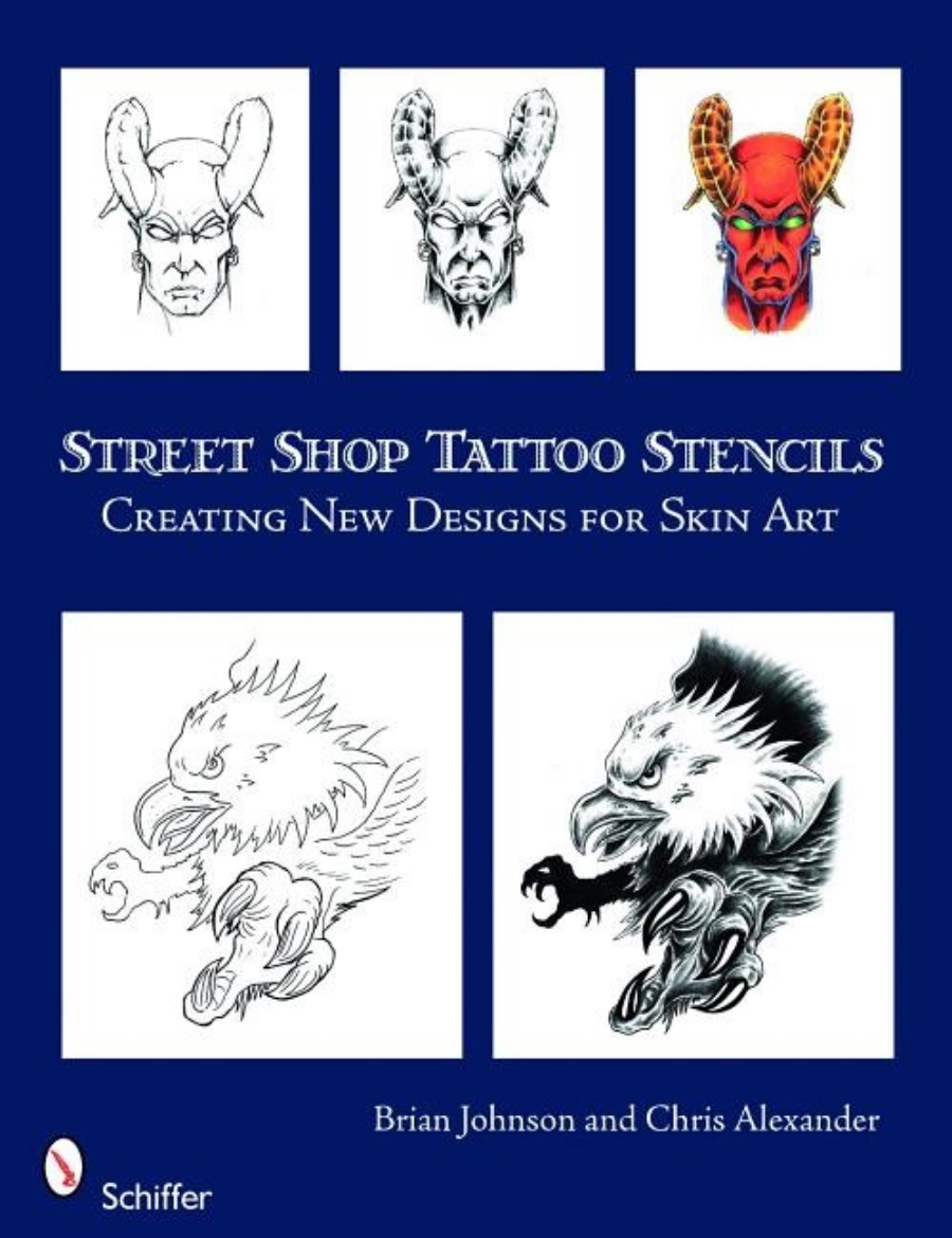 Picture of Street shop tattoo stencils - creating new designs for skin art