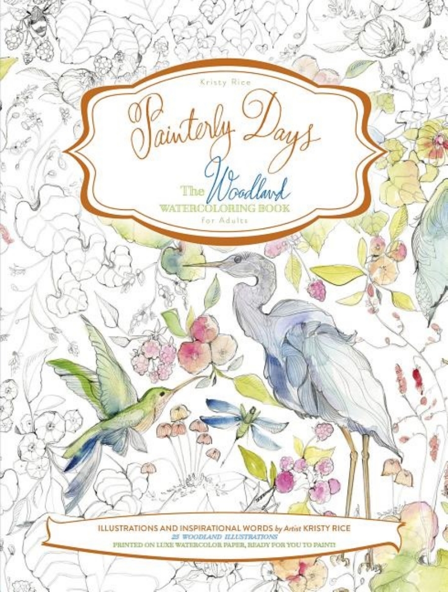 Picture of Painterly days - the woodland watercoloring book for adults