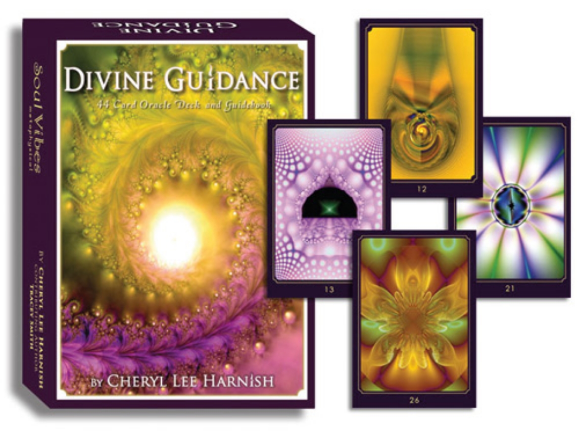 Picture of Divine Guidance Oracle cards (44 gold guilded cards with booklet)