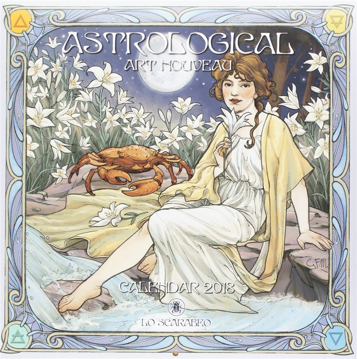 Picture of Astrological Art Nouveau Calendar 2018