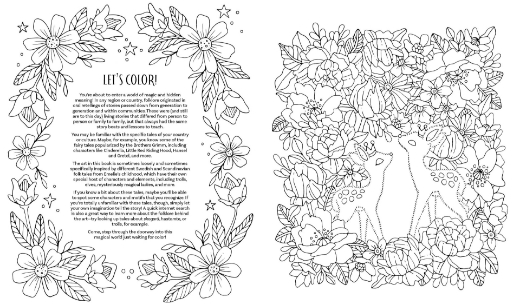Picture of Fairy Tales & Folklore Coloring Book: A Magical Journey Inspired by Scandinavian Fables
