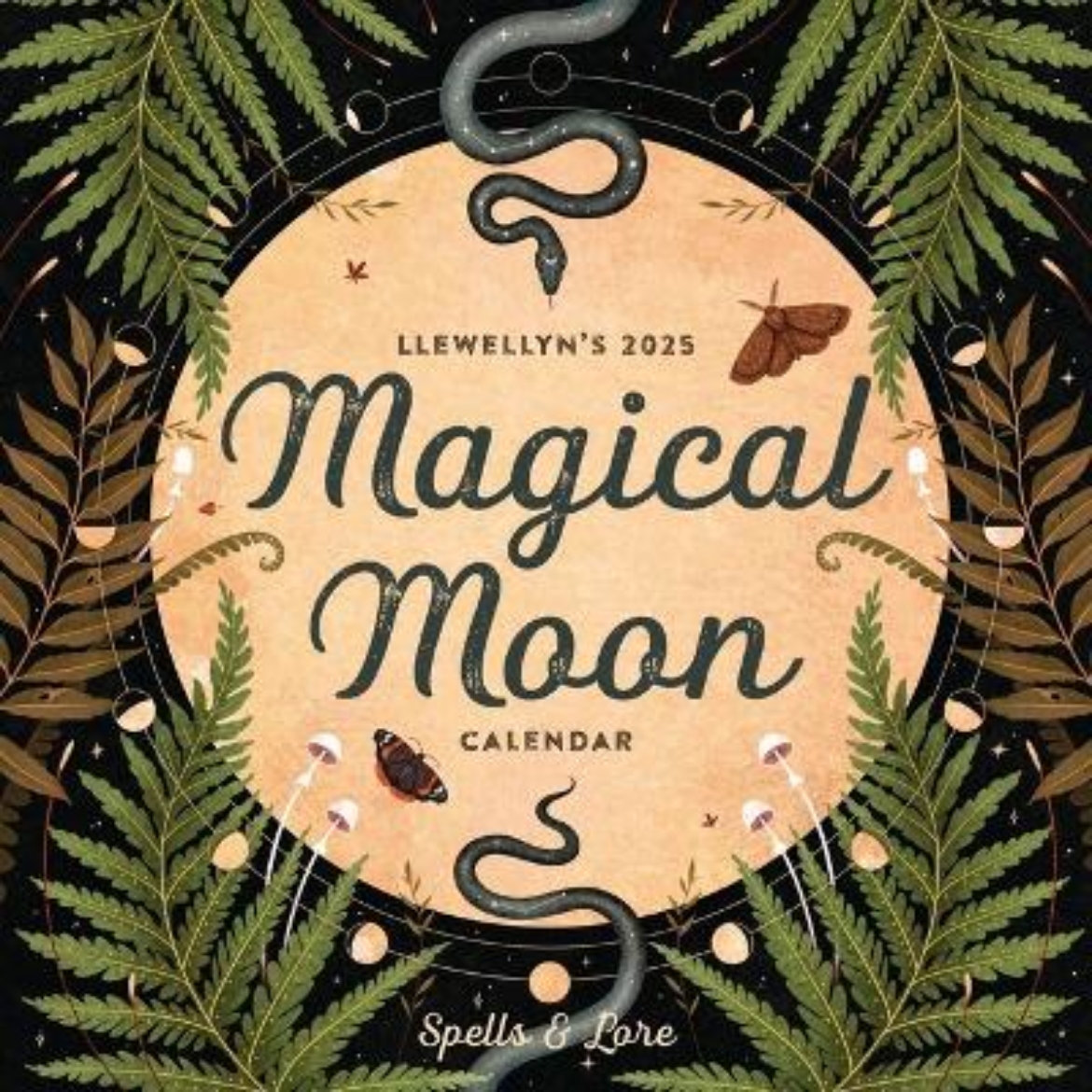 Picture of Llewellyn's 2025 Magical Moon Calendar: Spells & Lore