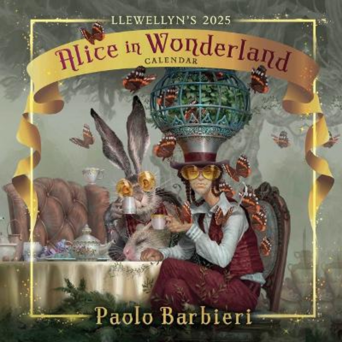 Picture of Llewellyn's 2025 Alice in Wonderland Calendar