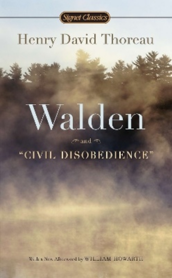 Picture of Walden and civil disobedience