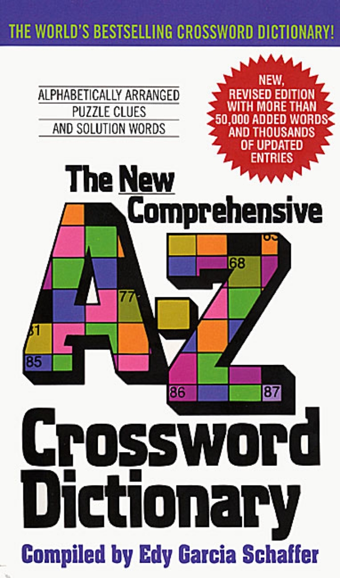 Picture of New comprehensive a-z crossword dictionary