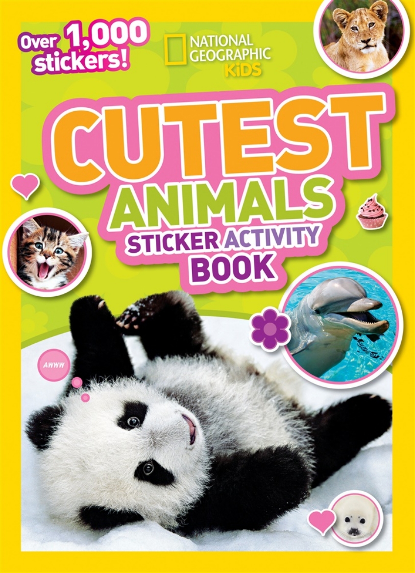 Picture of National Geographic Kids Cutest Animals Sticker Activity Book: Over 1,000 stickers!