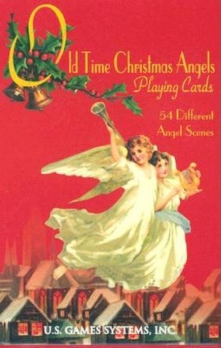 Picture of Old Time Christmas Angel Playing Cards