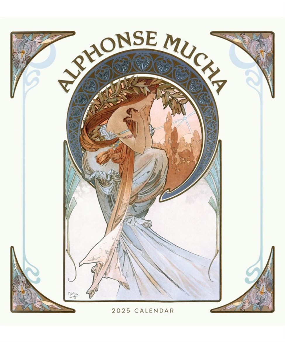 Picture of Alphonse Mucha CAL25136: 2025 Wall Calendar