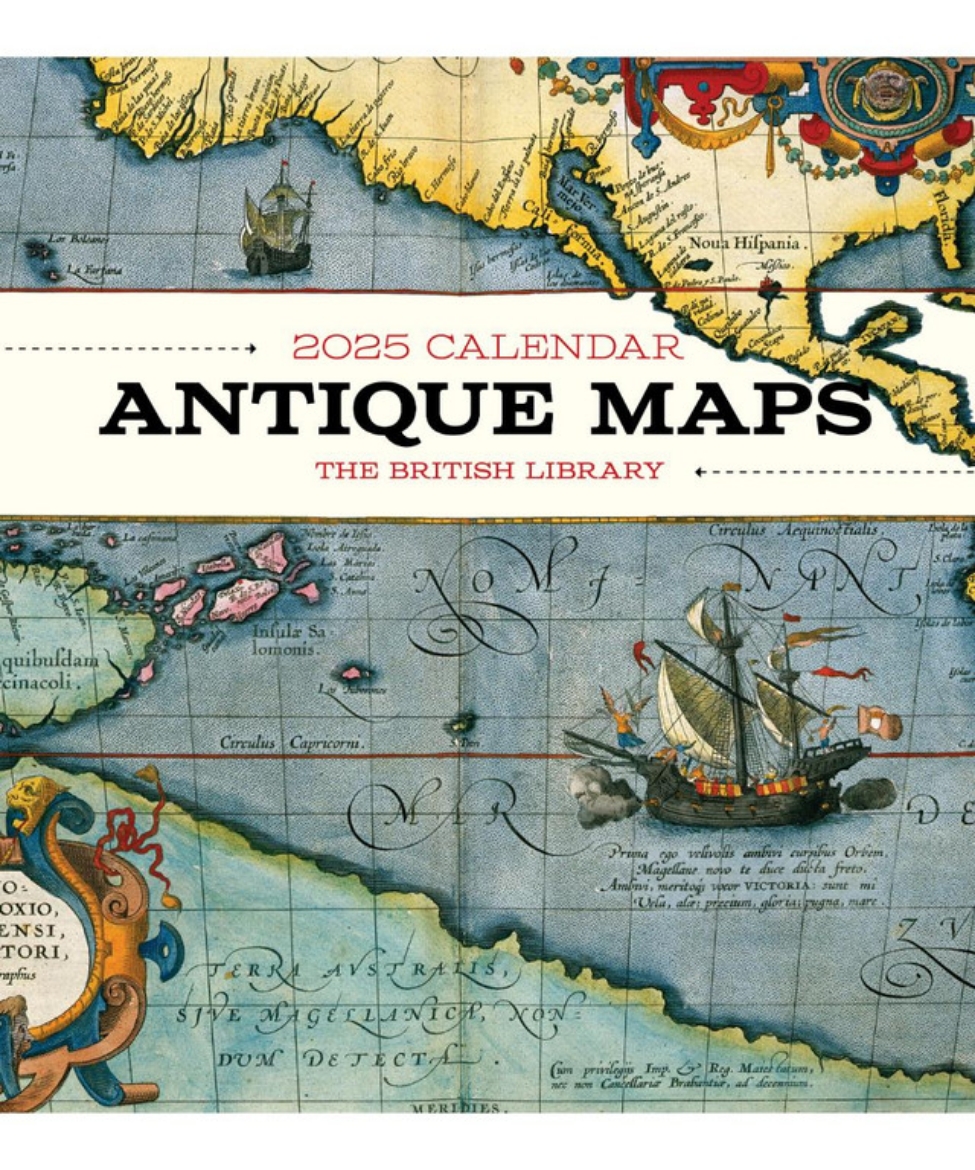 Picture of Antique Maps CAL25172: 2025 Wall Calendar