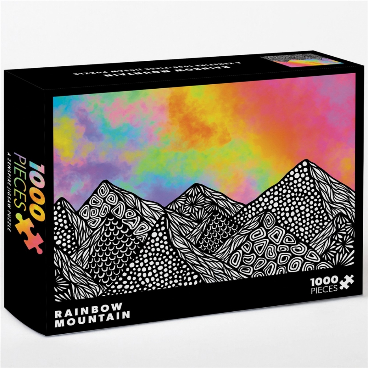 Picture of Rainbow Mountain : A Zenspire 1000-Piece Puzzle for Adults