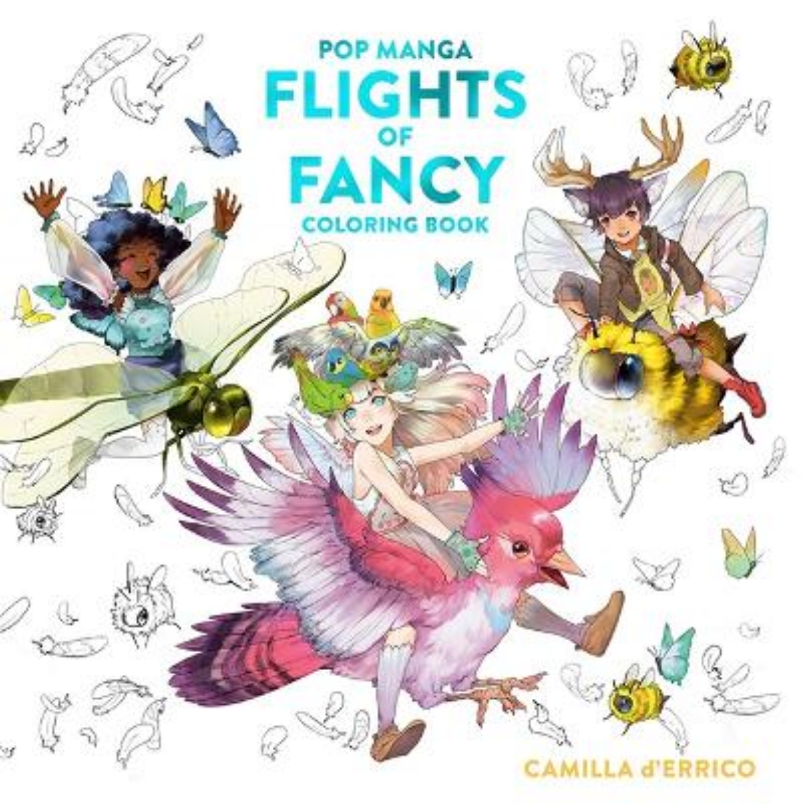 Picture of Pop Manga Flights of Fancy Coloring Book