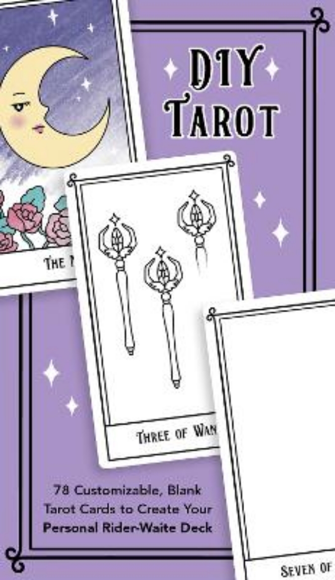 Picture of Diy Tarot: 78 Customizable Blank Tarot Cards to Create Your Personal Rider-Waite Deck