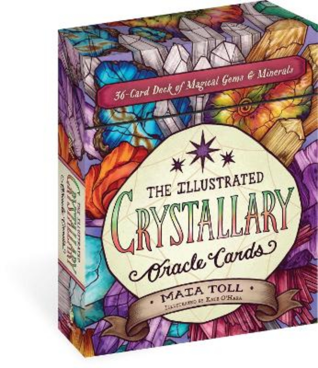 Picture of The Illustrated Crystallary Oracle Cards: 36-Card Deck of Magical Gems & Minerals