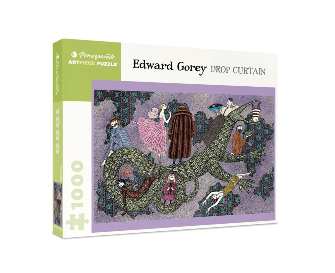 Picture of Edward Gorey: Drop Curtain 1000 Piece Puzzle