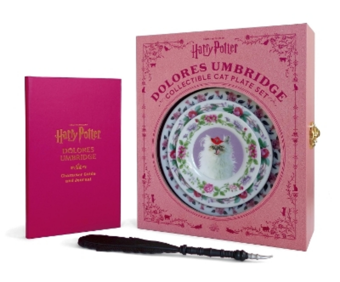 Picture of Harry Potter: Dolores Umbridge Collectible Cat Plate Set