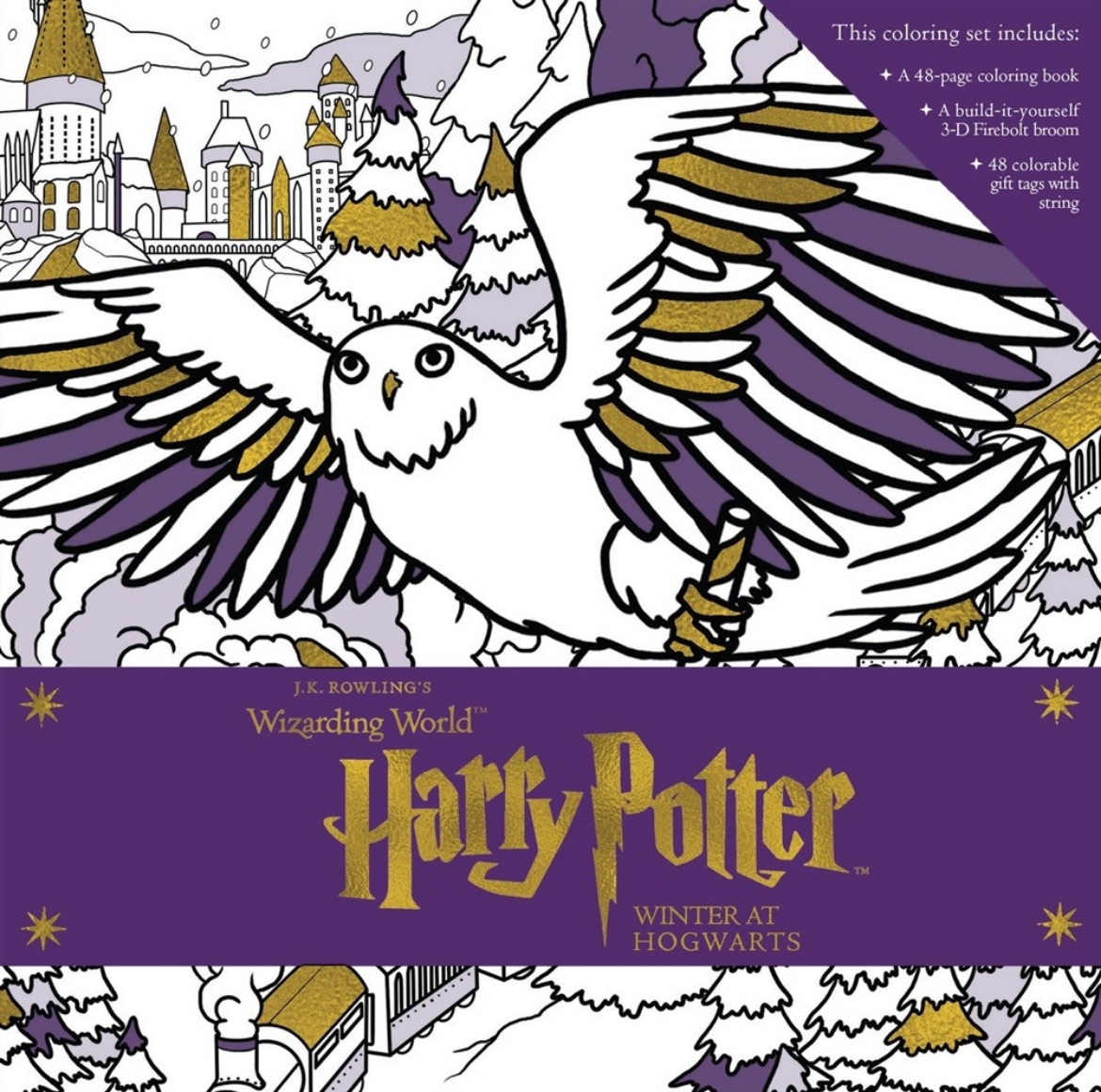 Picture of Harry Potter: Winter at Hogwarts: A Magical Coloring Set