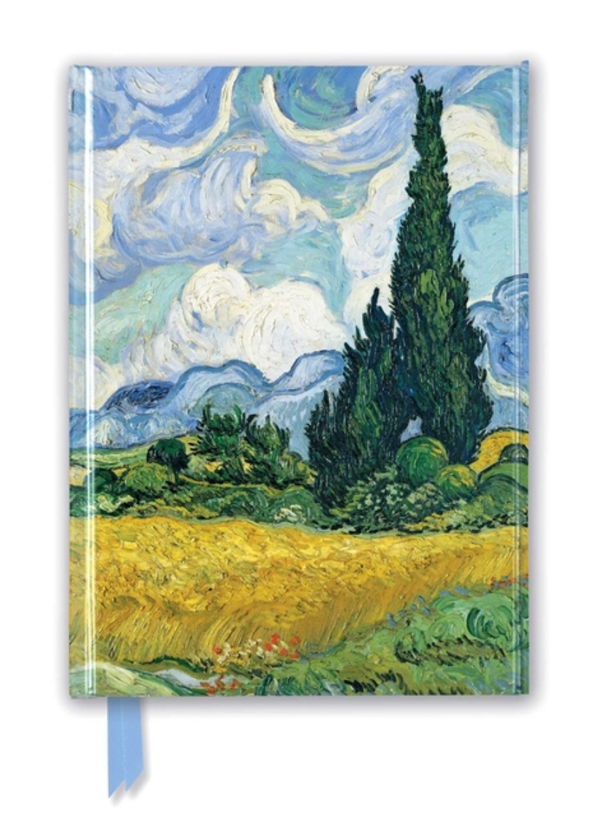 Picture of Vincent Van Gogh - Wheat Field With Cypresses Journal