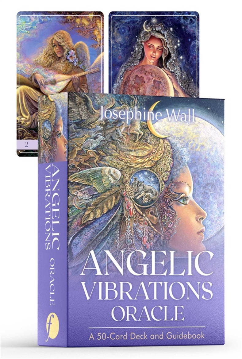 Picture of Angelic Vibrations Oracle: A 50-Card Deck and Guidebook