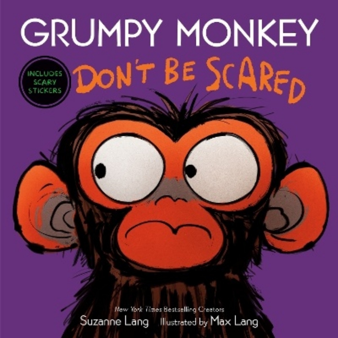 Picture of Grumpy Monkey Don't Be Scared: Includes Scary Stickers