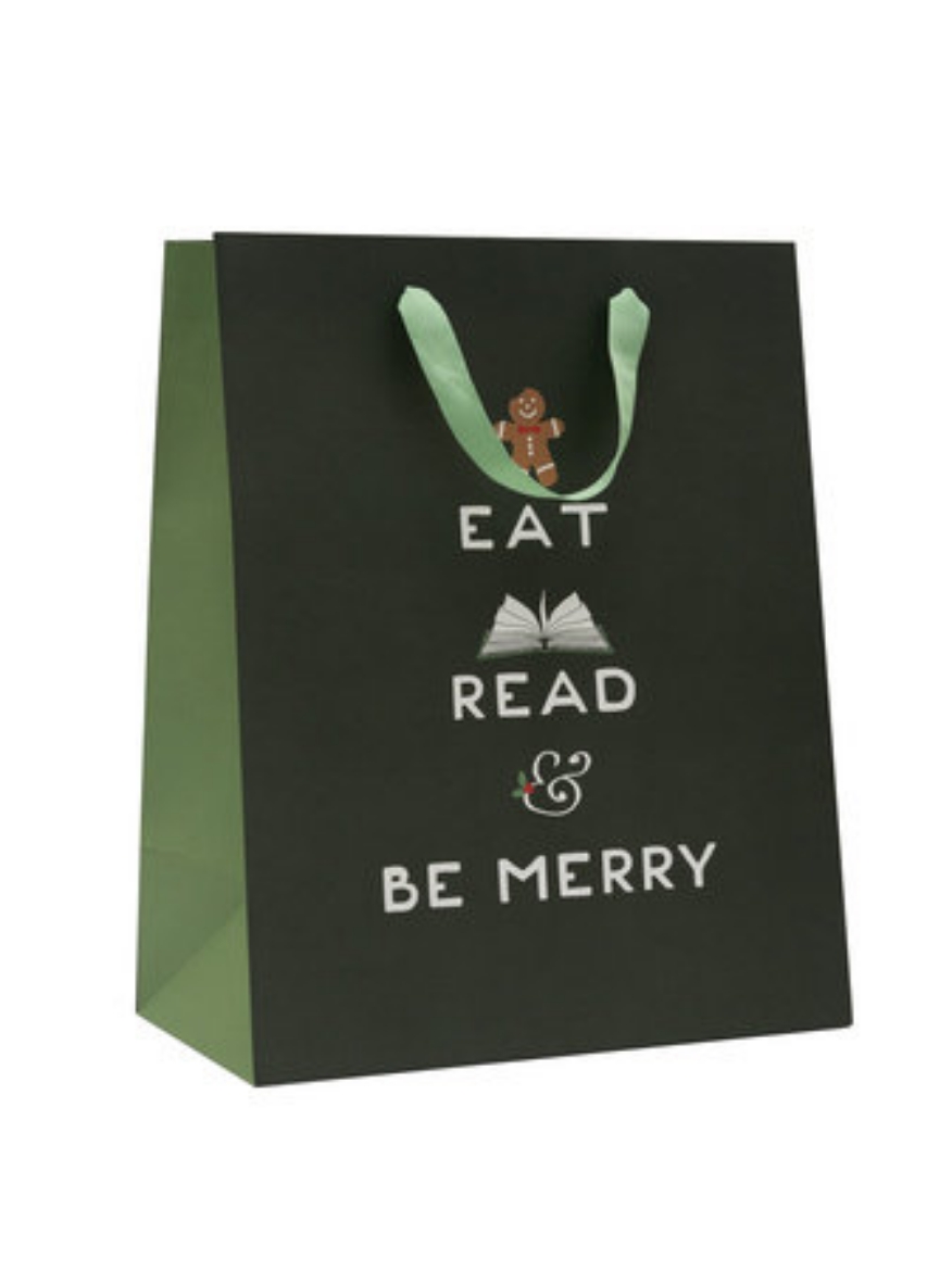 Picture of Eat, Read, & Be Merry Gift Bag (Large)