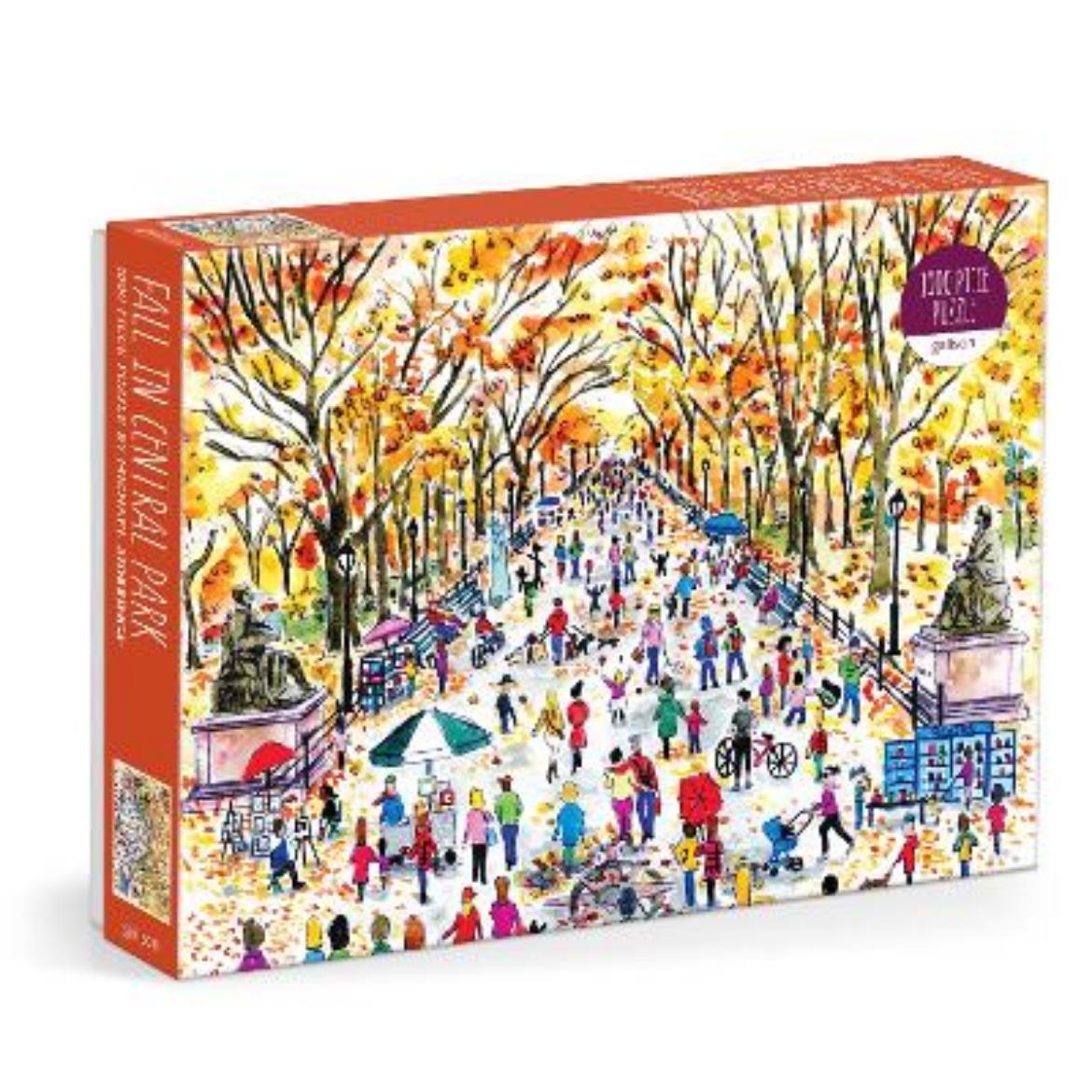 Picture of Michael Storrings Fall in Central Park 1000 Piece Puzzle