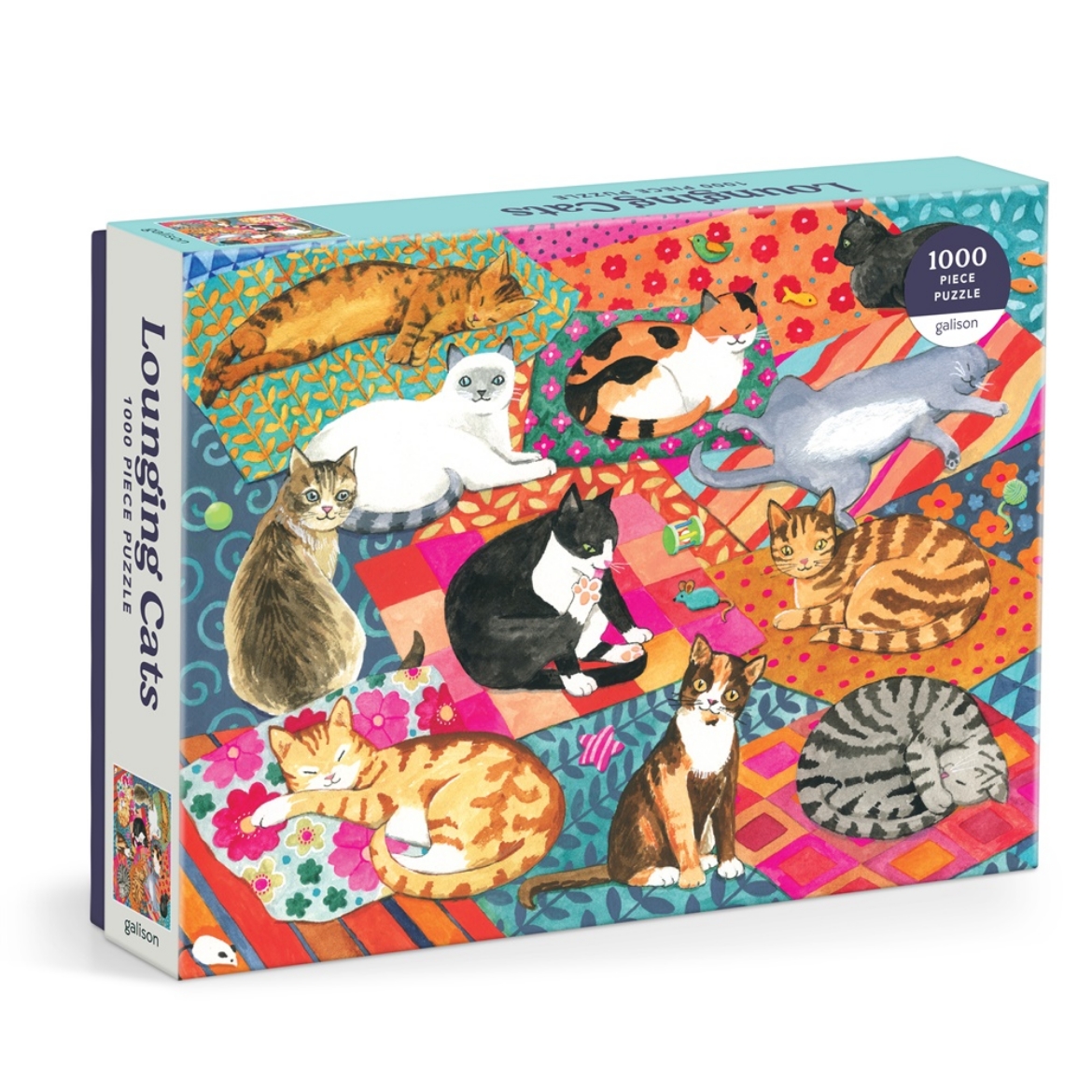 Picture of Lounging Cats 1000 Piece Puzzle