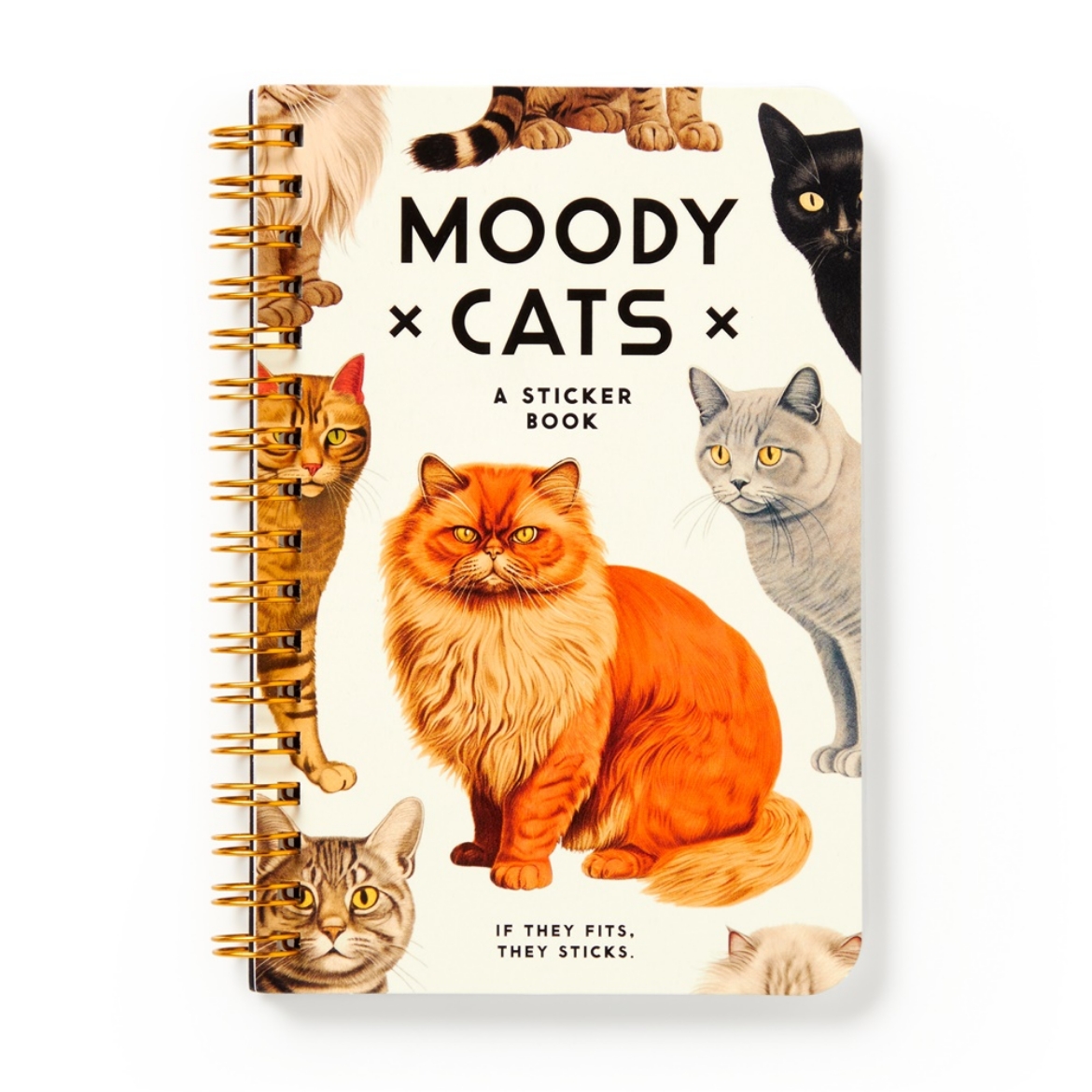 Picture of Moody Cats Sticker Book