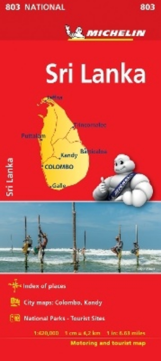 Picture of Sri Lanka National Map 803: Map