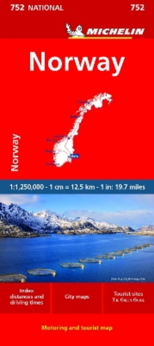 Picture of Norway - Michelin National Map 752