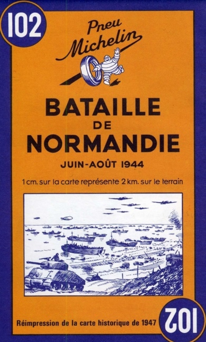 Picture of Michelin Map Battle of Normandy 102